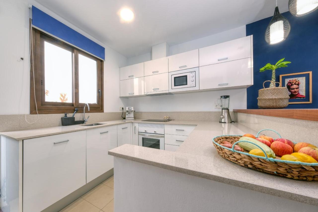 Casa Bleu 2 Floors ,2 Bedrooms ,Equipped Kitchen ,Balcony ,Terrace And Grill Puerto Calero Dış mekan fotoğraf