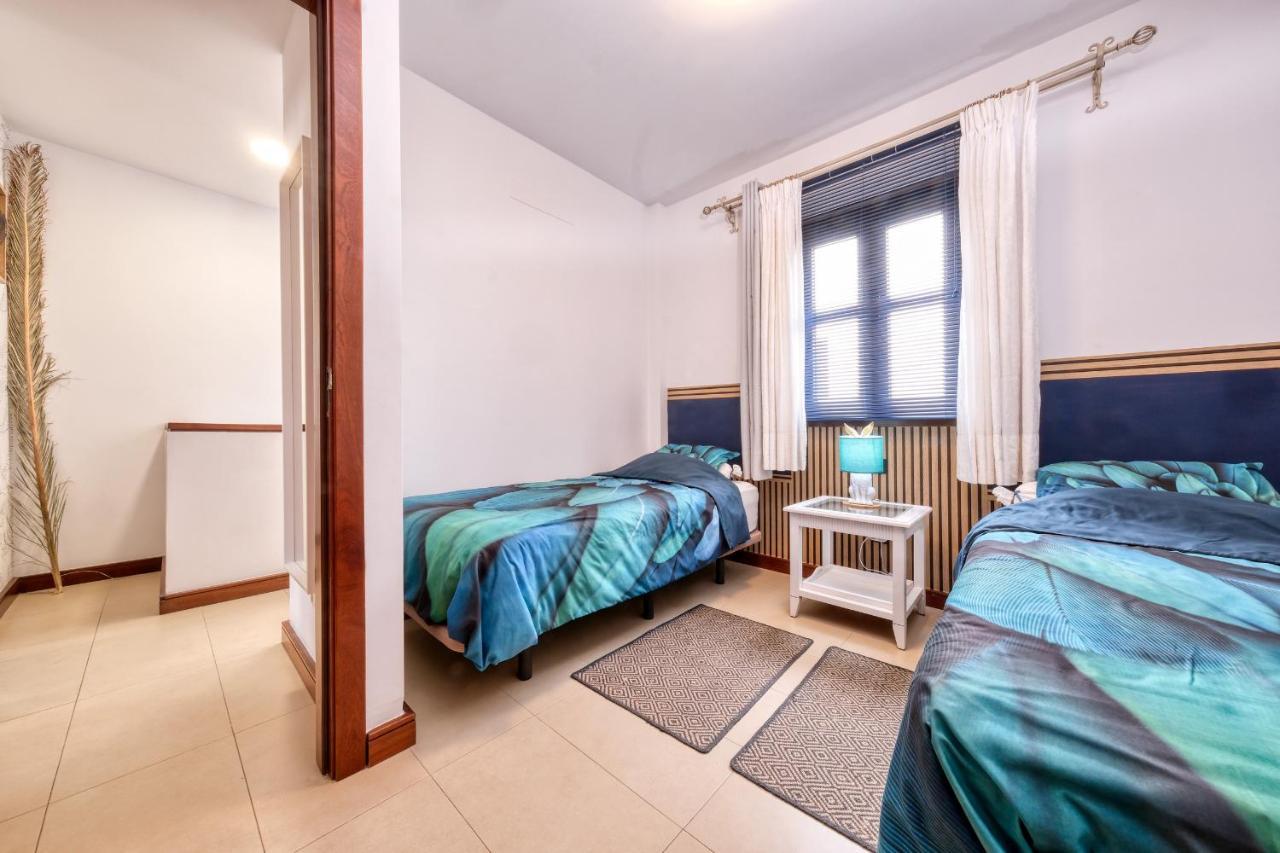 Casa Bleu 2 Floors ,2 Bedrooms ,Equipped Kitchen ,Balcony ,Terrace And Grill Puerto Calero Dış mekan fotoğraf